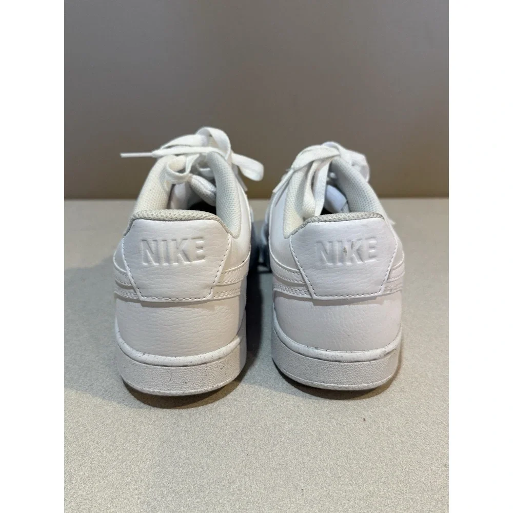 Nike Court Vision Low Men‎ Shoes Size 10.5 Triple White 020709 LN2